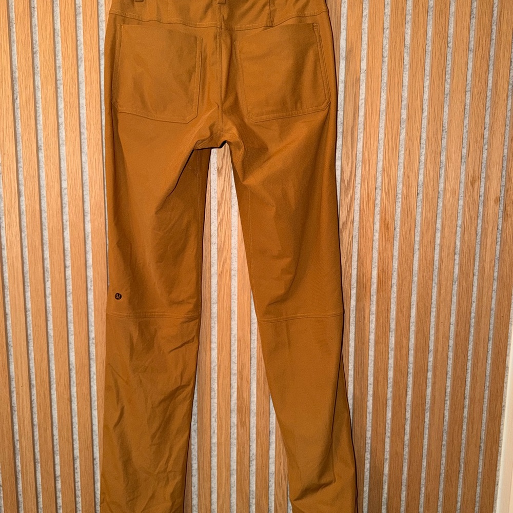 Men's ABC Classic-Fit 5 Pocket LuLuLemon Pant in Artifact (Mustard Yellow Color)